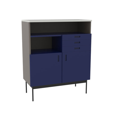 Study Cabinet Dark blue/Grey