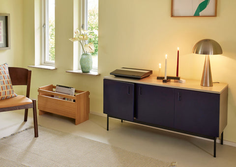 Study Console Table Dark blue