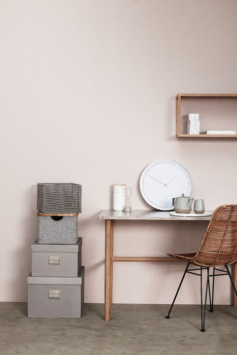 Time Clock White