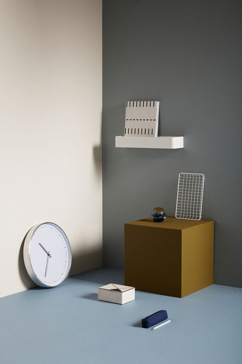 Time Clock White