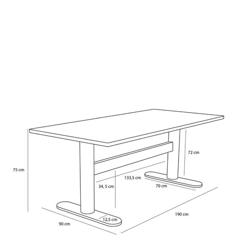 Tona Dining Table Natural
