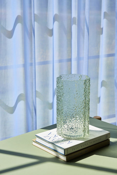 Triple Vases Green/Clear (set of 3)