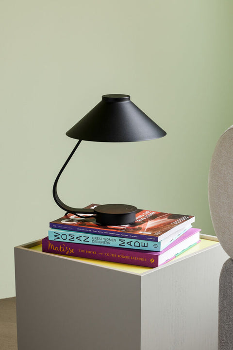 Vault Side Table/Storage Box Grey/Yellow